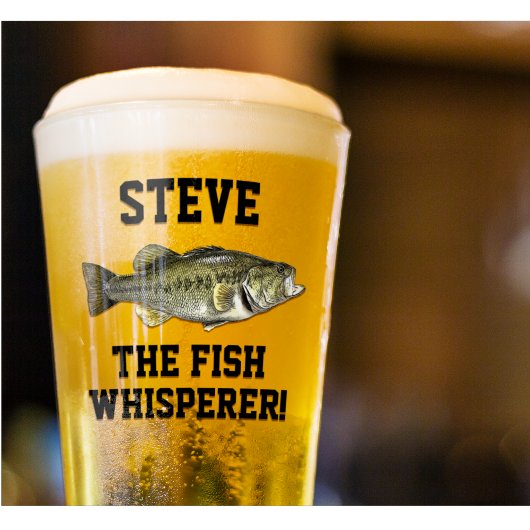 Name Fish Whispere Largemouth Bass Sports Glas