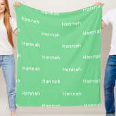 Name Fleece Blanket Baby Gender Neutral Kinderzimm