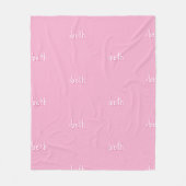 Name Fleece Blanket Personalisiertes Kids-Geschenk (Vorderseite)