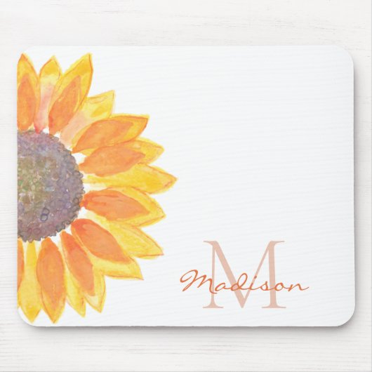 Name Floral Mousepad (Vorne)