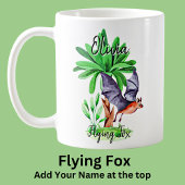 Name Flying Fox Australian Animal hinzufügen Kaffeetasse