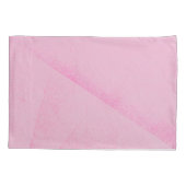 #Name Foam Roller Brush Stroke Pink Artistic Kissenbezug (Rückseite)