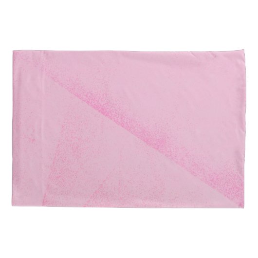 #Name Foam Roller Brush Stroke Pink Artistic Kissenbezug (Rückseite)