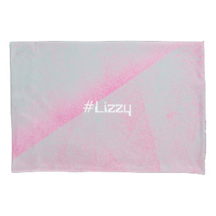 #Name Foam Roller Brush Stroke Pink Artistic Kissenbezug