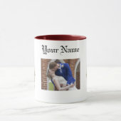 Name Foto anpassen Owl Classic Tasse, 11 oz Tasse (Zentrum)