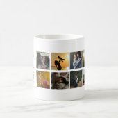 Name Foto Collage Beste Mama je Niedlich Keepake Kaffeetasse (Mittel)