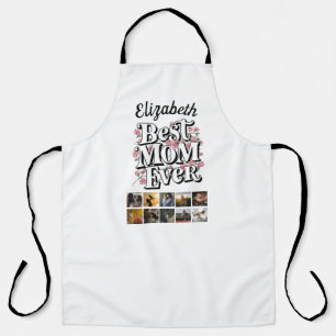 Name Foto Collage Beste Mama je Niedlich Keepake Schürze