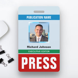 Name Foto Journalist Reporter Pressausweis ID Kart Ausweis