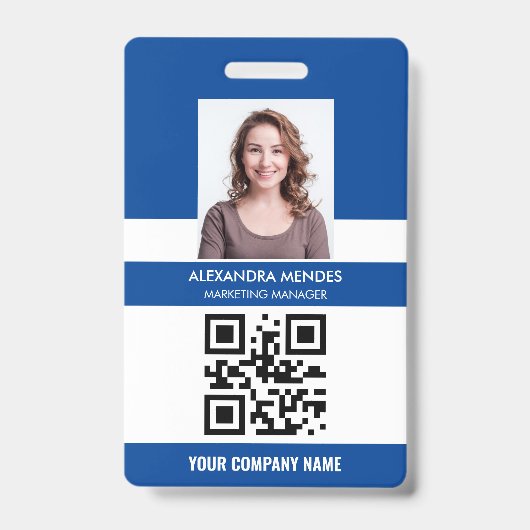 Name Foto Logo QR Code Personalausweis-Karte für F Ausweis (Vorderseite)