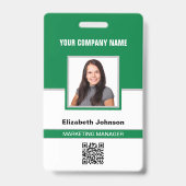 Name Foto Logo QR Code Personalausweis-Karte für F Ausweis (Vorderseite)