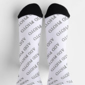 Name, Foto oder Kunstwerk hinzufügen anpassen Socken (Oben)