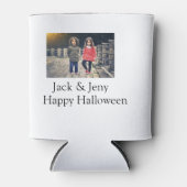 Name Foto Text Halloween Junge Dosenkühler (Vorderseite)