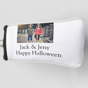 Name Foto Text Halloween Junge Golf Headcover