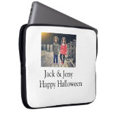 Name Foto Text Halloween Junge Laptopschutzhülle (Vorne Rechts)