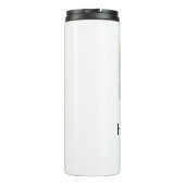 Name Foto Text Halloween Junge Thermosbecher (Rückseite)