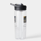 Name Foto Text Halloween Junge Trinkflasche (Rechts)