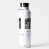 Name Foto Text Halloween Junge Trinkflasche (Rechts)