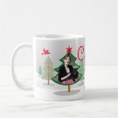 Name Foto Weihnachtsbaumen Tasse (Links)