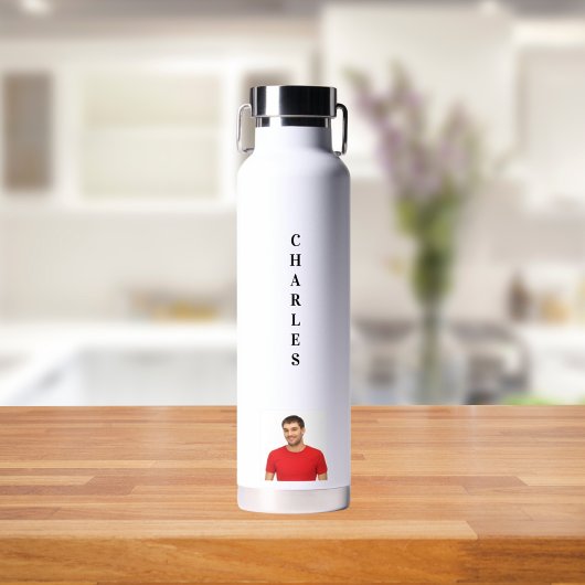 Name Foto weißer Typ Trinkflasche