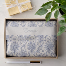 Name Französisches Land Toile de Jouy Blaues Muste