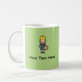 Name-Frau-Ingenieur Kaffeetasse (Links)