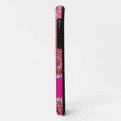 Name Fuchsia pink Glitzer Silberanker Schiffe, wen Case-Mate iPhone Hülle (Hinten/Links)