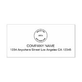 Name für die einfache Firmenlogos Rücksendeadresse Permastempel (Design)