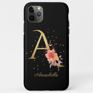 Name für die Floral Monogramm-Bezeichnung Anfangsb Case-Mate iPhone Hülle