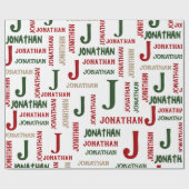 Name für die Wiederholung des Aufenthalts Personal Geschenkpapier (Flach)