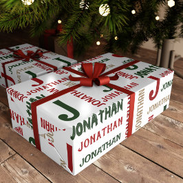 Name für die Wiederholung des Aufenthalts Personal Geschenkpapier