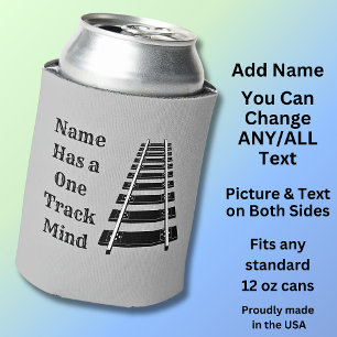 Name für einen Track-Mind personalisieren Funny T Dosenkühler