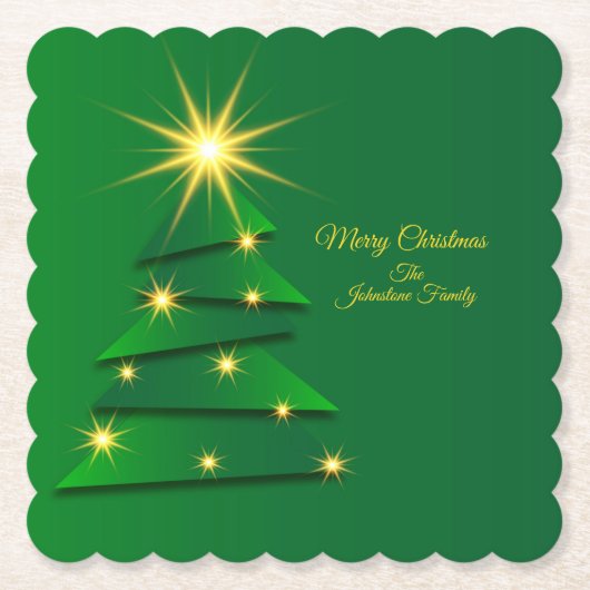 Name für grüne Baumstruktur des Set anpassen Untersetzer (Vorderseite)