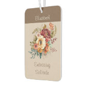 Name für Introvertierte, Einsamkeit, Blumenbraun Autolufterfrischer (Links)