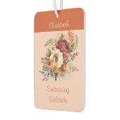 Name für Introvertierte Einsamkeit Blumenorange hi Autolufterfrischer (Links)