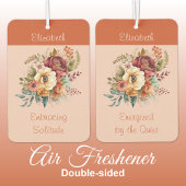 Name für Introvertierte Einsamkeit Blumenorange hi Autolufterfrischer