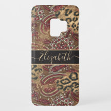 Name für Leopard und Paisley Print