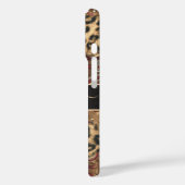 Name für Leopard und Paisley Print Case-Mate iPhone Hülle (Rückseite / Links)