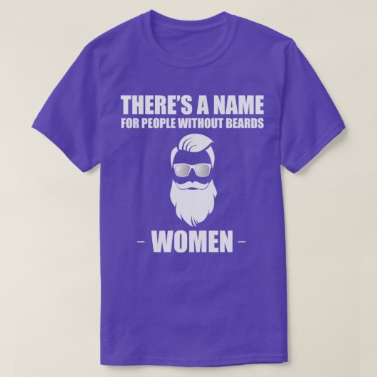 Name für Menschen ohne Beards T-Shirt (Design vorne)