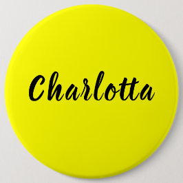 Name für Schwarze Personalisierung | Neongelbe Far Button