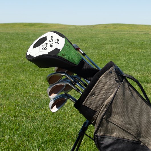 Name Fußball-Lüftersportdesign Golf Headcover (In SItu)