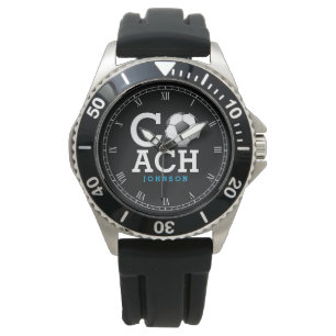Name-Fußball-Trainer Armbanduhr