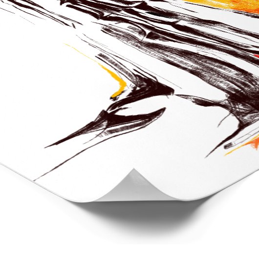 Name, gefaltete Handhaltung Poster (Ecke)