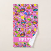 Name 😍 gemischten Pickleball pink Handtuch (Handtuch)