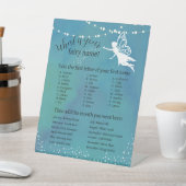 Name Generator Pedestal-Zeichen Sockelschild (In SItu)