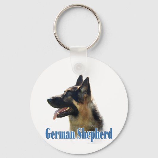 Name German Shepherd Schlüsselanhänger (Rückseite)