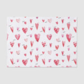 Name, Gewebepapier (3) Herzkronen Seidenpapier (Vorderseite)