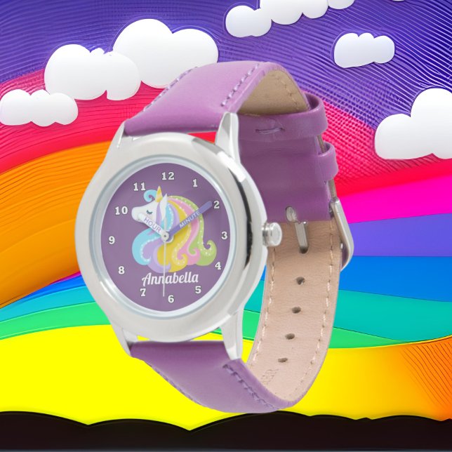 Name Girls Magical unicorage watch Armbanduhr (Von Creator hochgeladen)