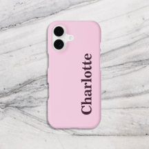 Name Girly Pink Fett Serif Minimal
