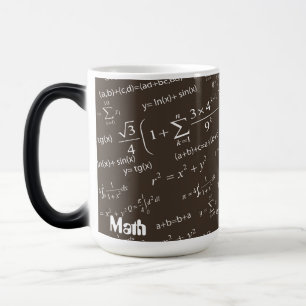 Name Gleichungen für Mathematiklehrer und Studente Verwandlungstasse