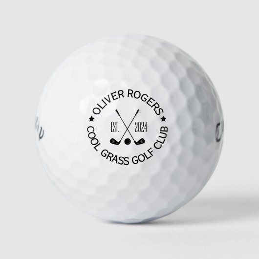 Name Golf Club Ball (Vorderseite)